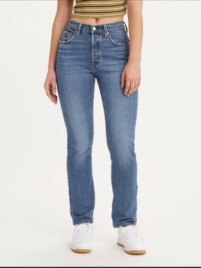Levi’s Women’s High Rise 501 Jeans - Salsa In Sequence Size 25x30 NWT